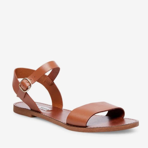 Steve Madden Sandal “DONDDI TAN LEATHER” - Picture 1 of 3